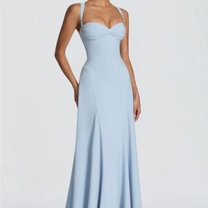 Stunning Light Blue wedding guest dress